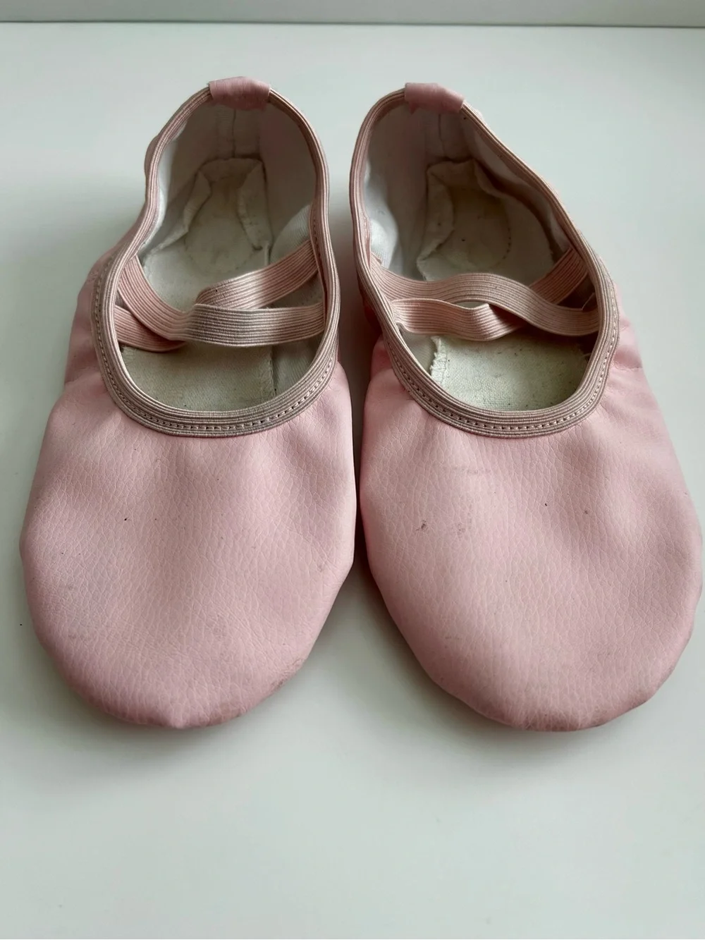 Kids Pink Ballet Flats with Elastic Strap